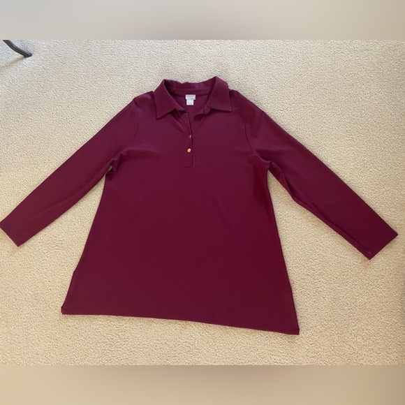 Tunic A-line Shirt Chico’s Size 3 (16-XL) - Picture 3 of 8
